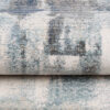 Tappeto Rivoli Crema Blu Astratto Sfumature con Frange