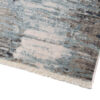 Tappeto Rivoli Blu Scuro Grigio Astratto con Frange