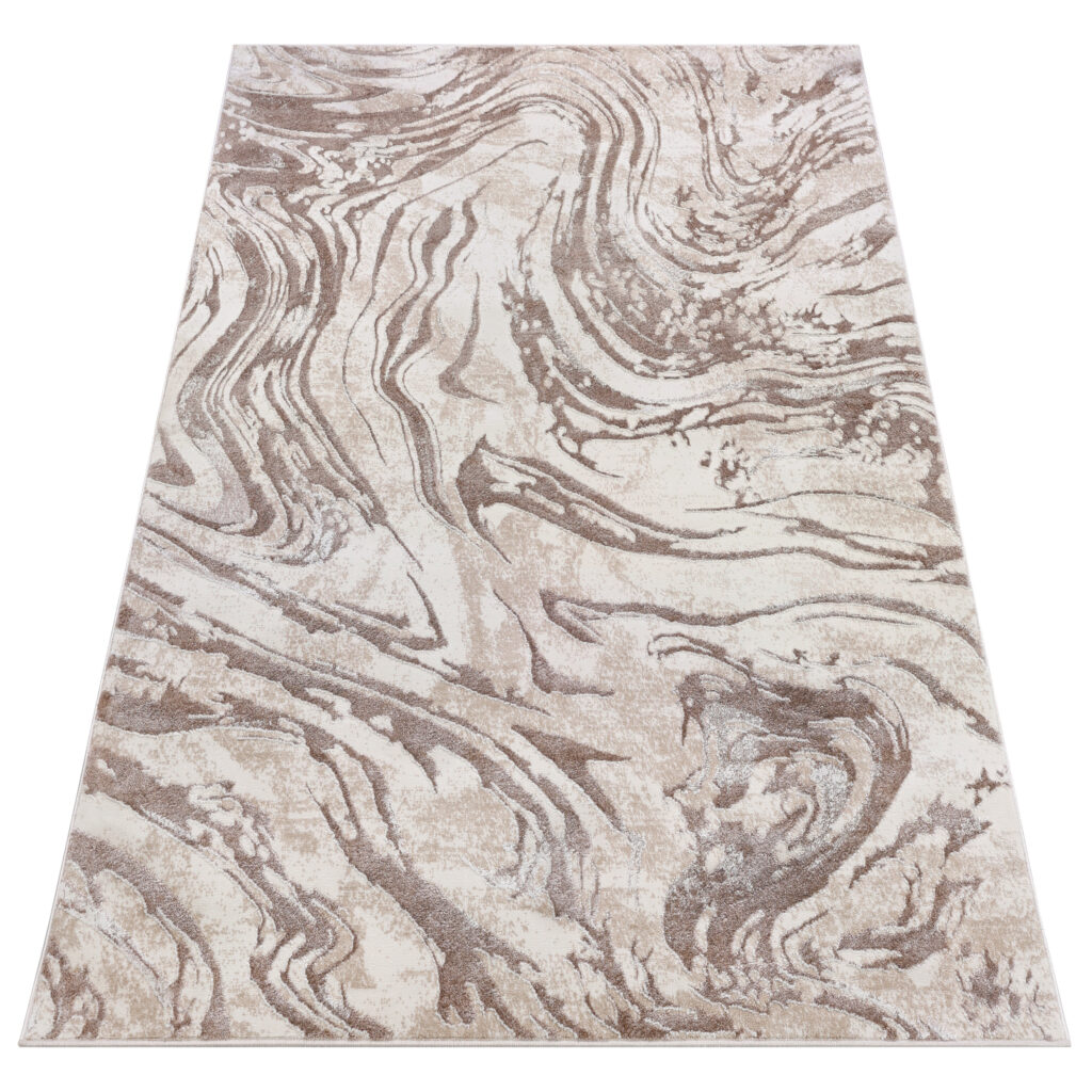 Tappeto Como Beige Crema Marmo