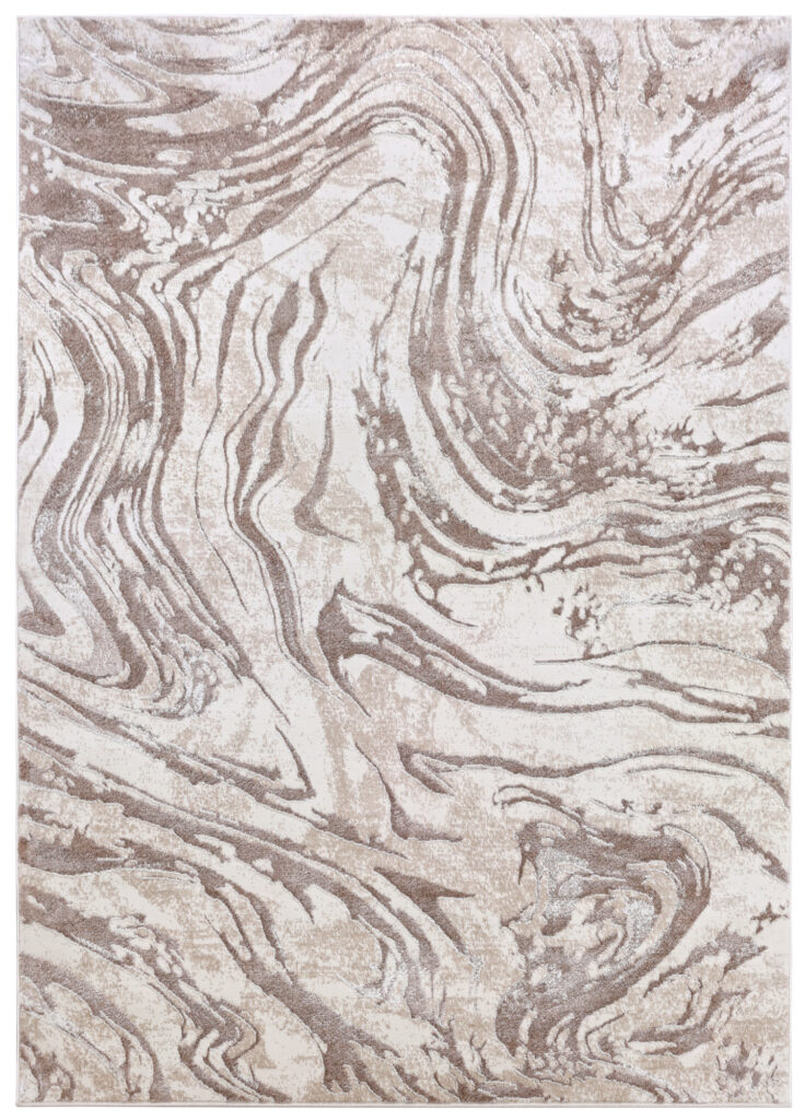 Tappeto Como Beige Crema Marmo