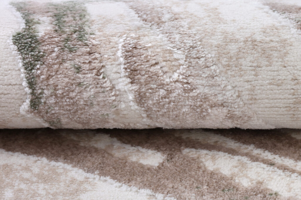 Tappeto Como Beige Verde Marmo