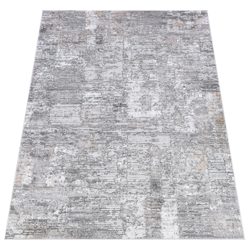 Tappeto Como Grigio Beige Industriale