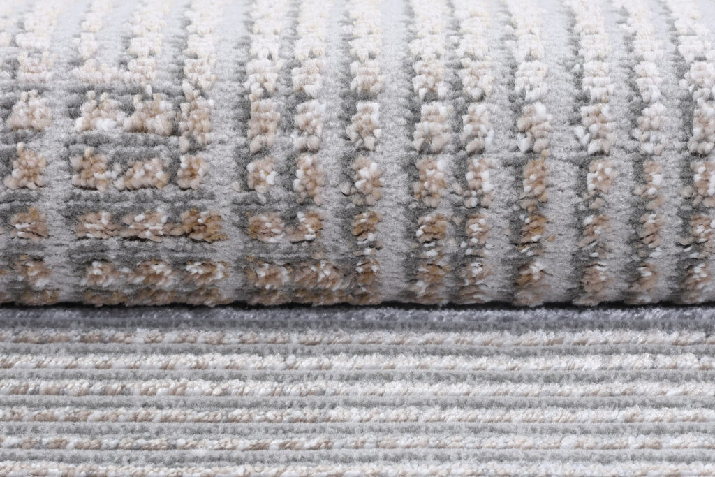 Tappeto Como Grigio Beige Geometrico