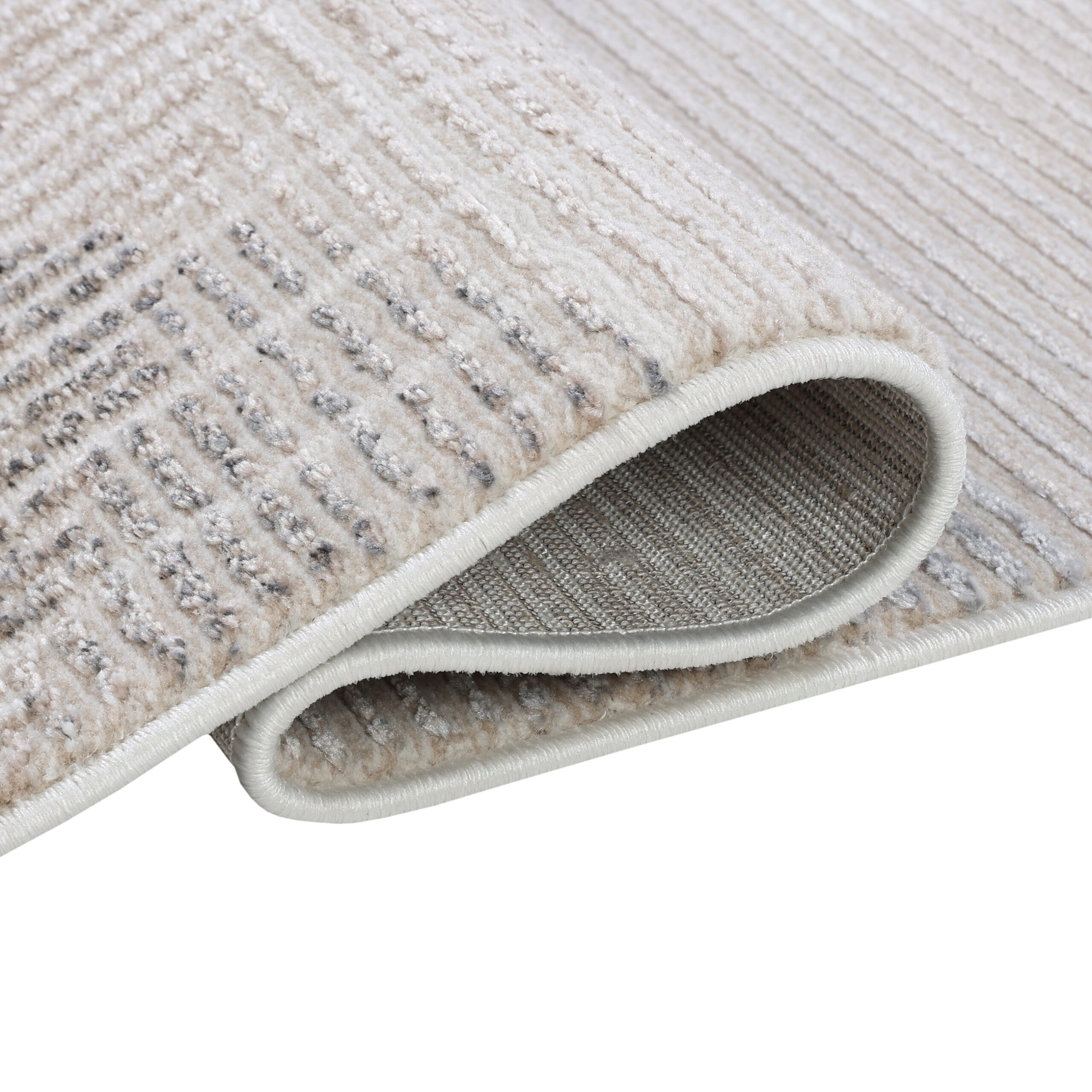 Tappeto Como Beige Grigio Geometrico