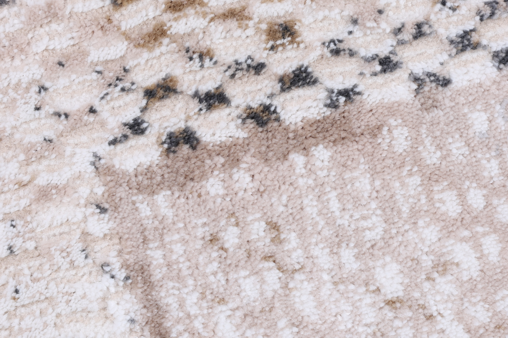 Tappeto Como Crema Beige con Cornice