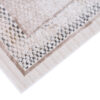 Tappeto Como Crema Beige con Cornice