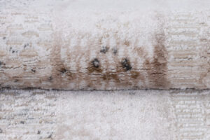 Tappeto Como Crema Beige con Cornice