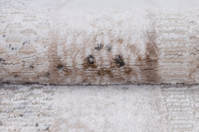 Tappeto Como Crema Beige con Cornice