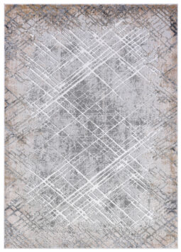 Tappeto Como Grigio Beige a Quadri