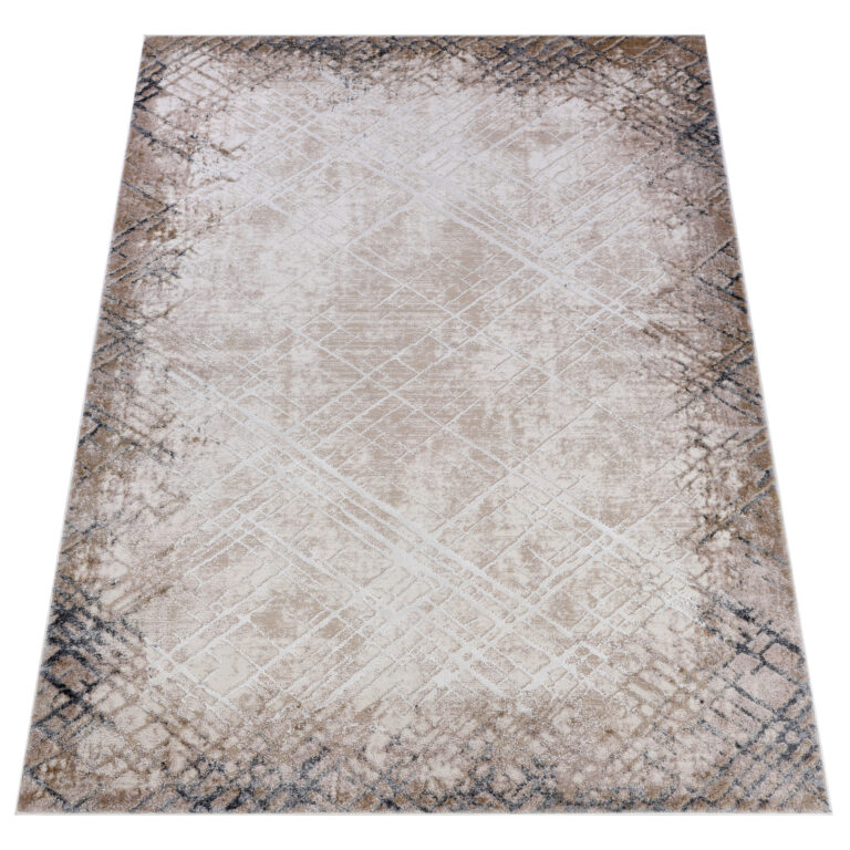 Tappeto Como Beige Crema a Quadri