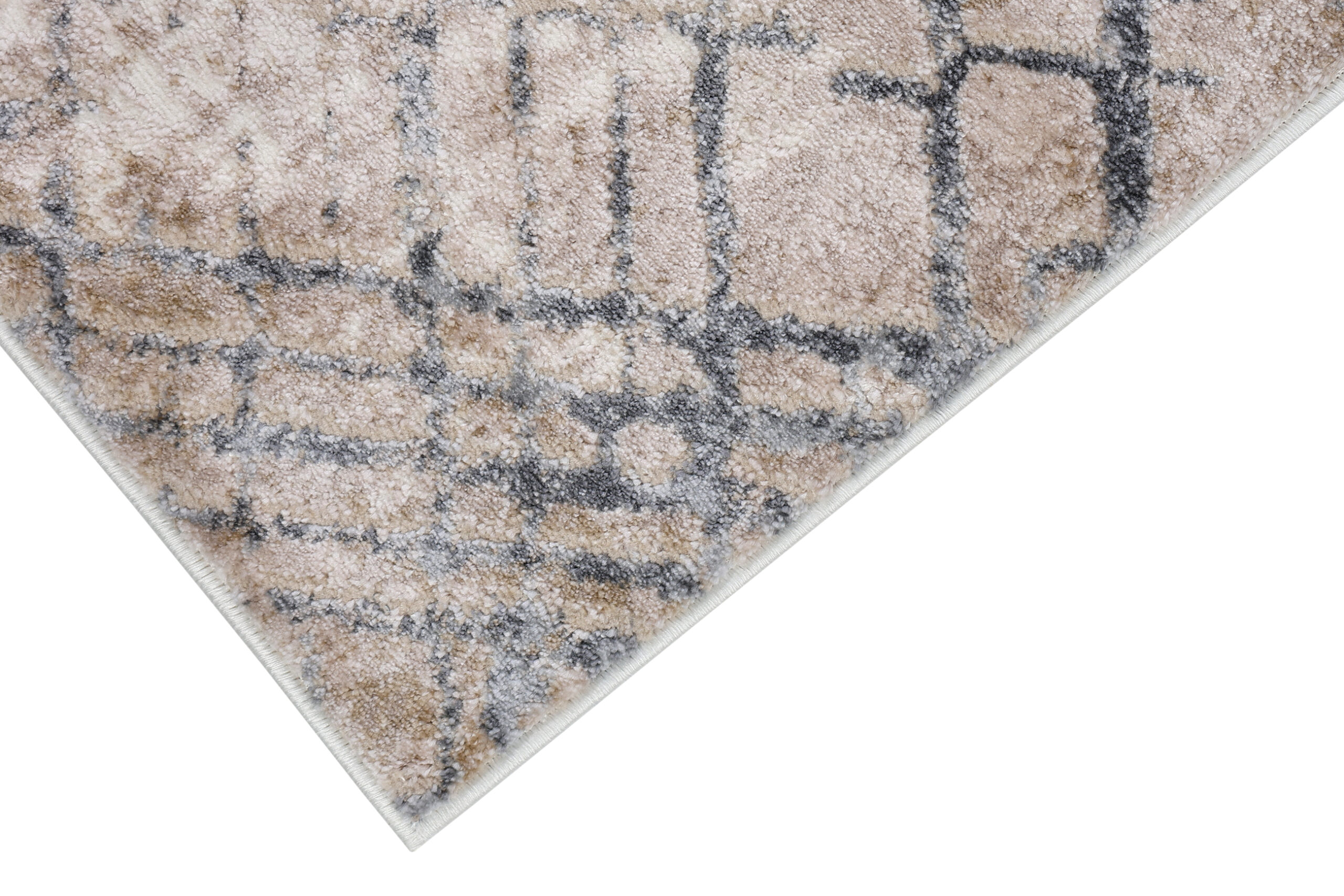 Tappeto Como Beige Crema a Quadri