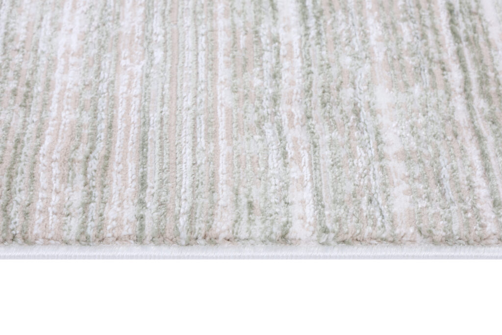 Tappeto Como Verde Crema Moderno