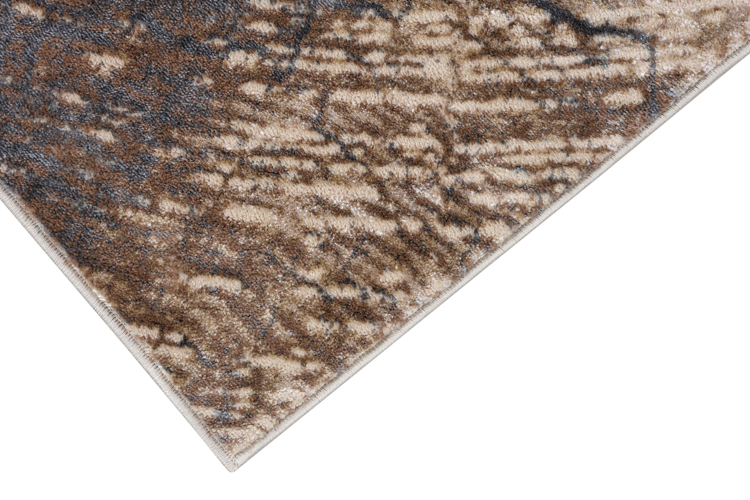 Tappeto Como Marrone Beige a Tronco d'Albero
