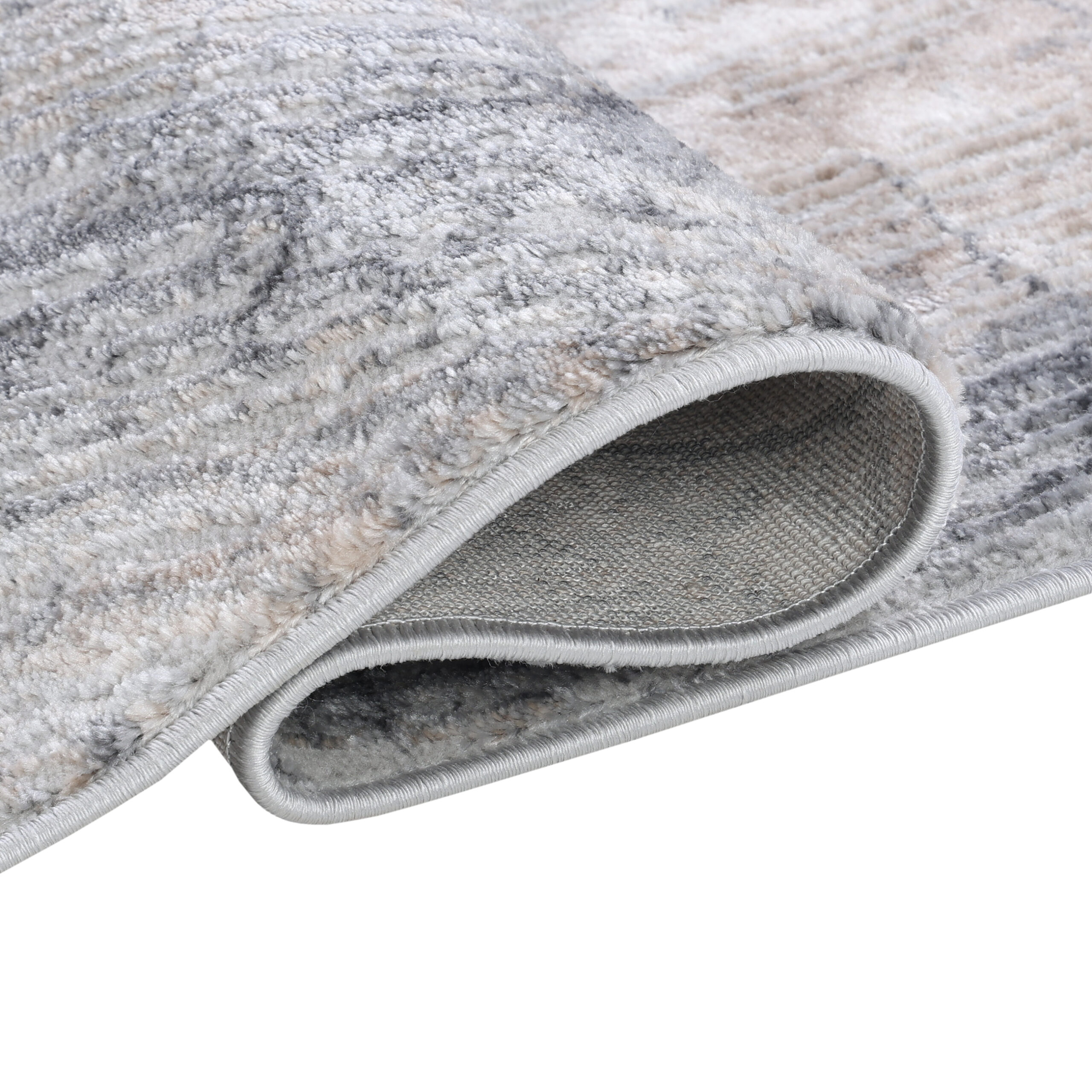 Tappeto Como Grigio Beige a Tronco d'Albero