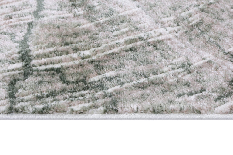Tappeto Como Beige Verde a Tronco d'Albero