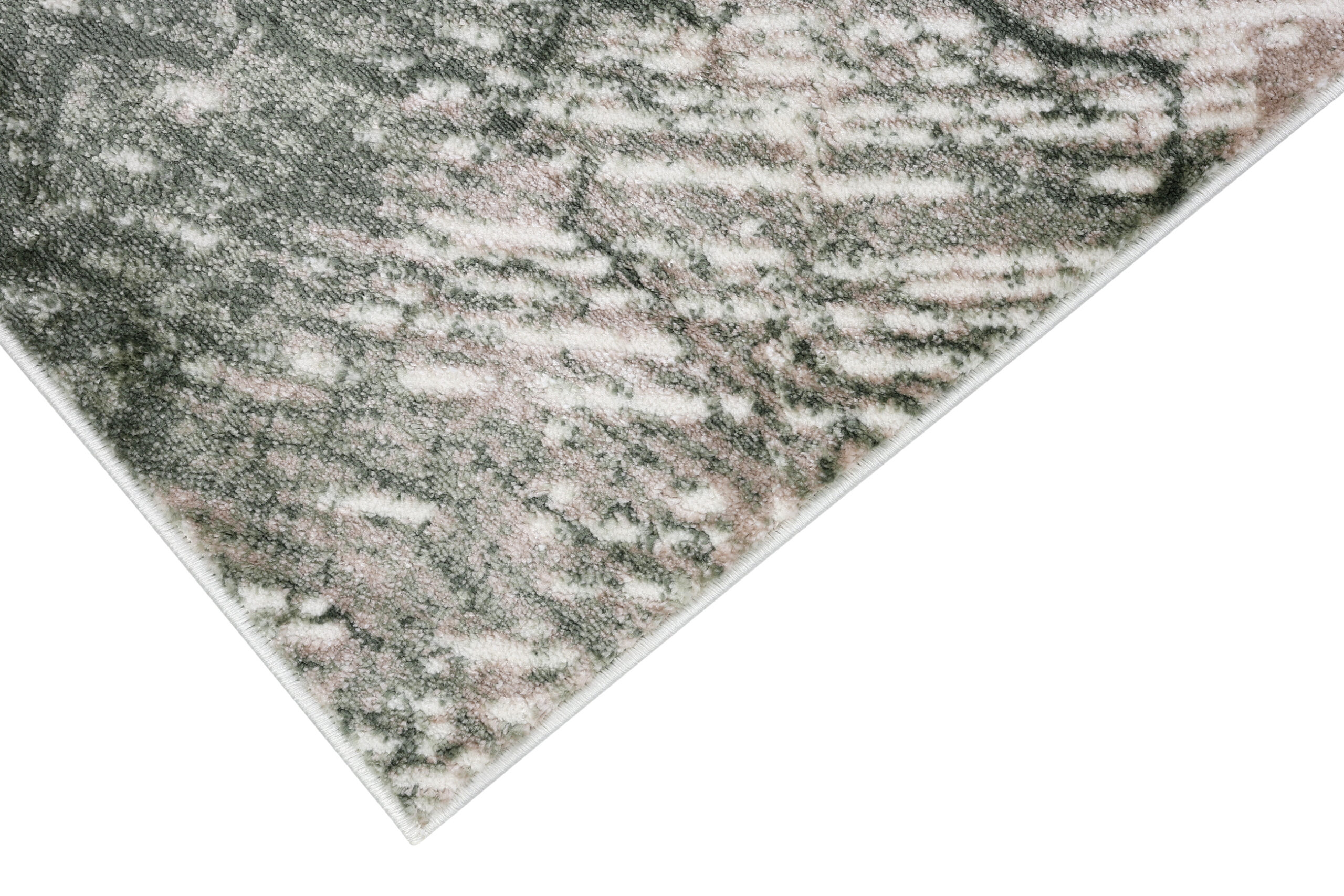 Tappeto Como Beige Verde a Tronco d'Albero