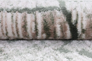 Tappeto Como Beige Verde a Tronco d'Albero