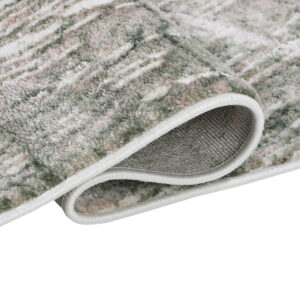 Tappeto Como Beige Verde a Tronco d'Albero