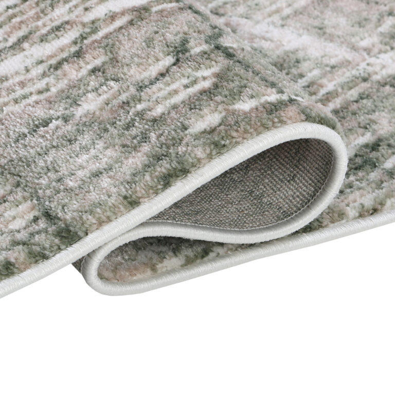 Tappeto Como Beige Verde a Tronco d'Albero