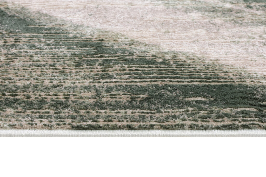 Tappeto Como Beige Verde Astratto