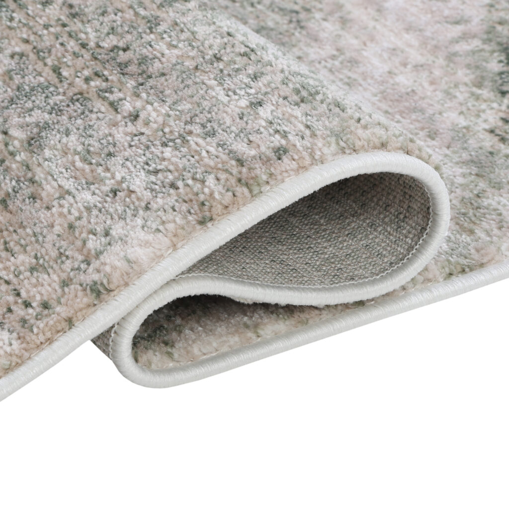 Tappeto Como Beige Verde Astratto