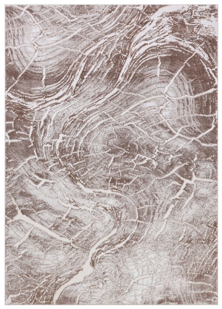 Tappeto Como Beige Struttura Legno