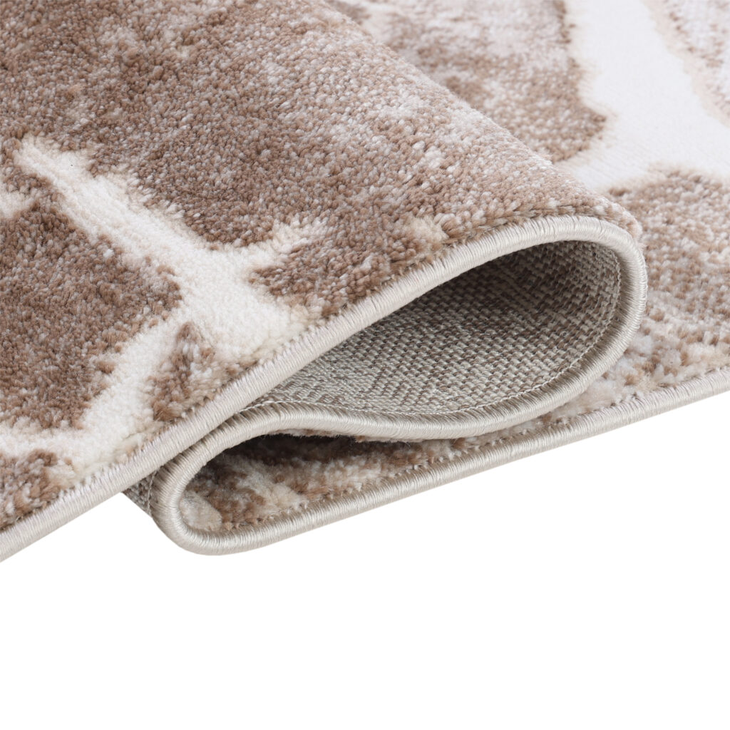 Tappeto Como Beige Struttura Legno