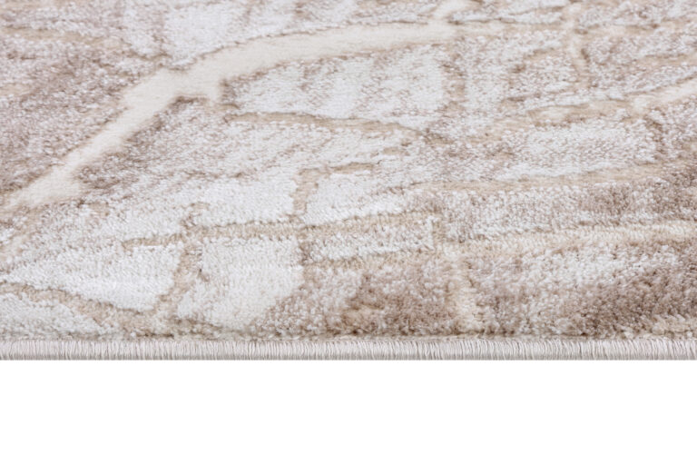 Tappeto Como Beige Chiaro Struttura Legno