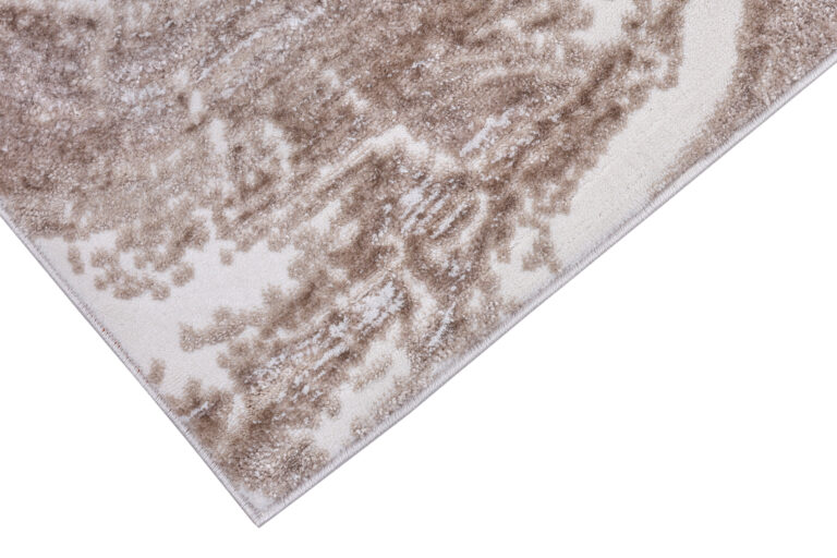 Tappeto Como Beige Chiaro Struttura Legno