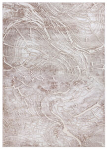 Tappeto Como Beige Chiaro Struttura Legno