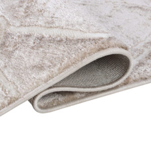 Tappeto Como Beige Chiaro Struttura Legno