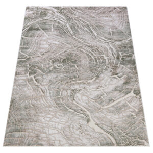 Tappeto Como Beige Verde Struttura Legno