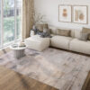 Tappeto Como Beige Grigio Geometrico