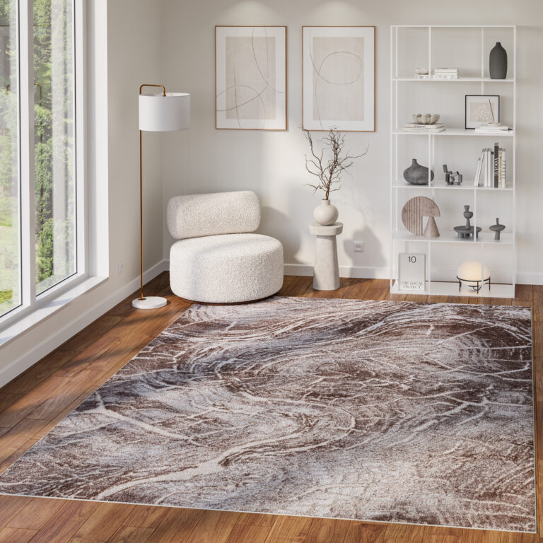 Tappeto Como Beige Struttura Legno