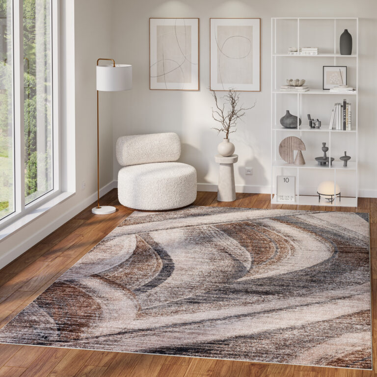 Tappeto Como Beige Grigio Astratto