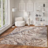 Tappeto Como Beige Crema Marmo