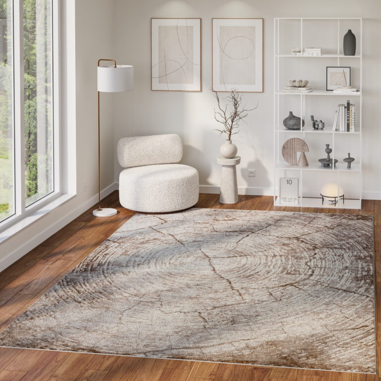 Tappeto Como Beige a Tronco d'Albero