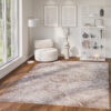 Tappeto Como Beige Chiaro Struttura Legno