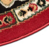 Tappeto Atlas Ovale Rosso Beige Tradizionale Rosetta