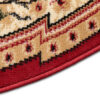 Tappeto Atlas Ovale Rosso Tradizionale Medaglione