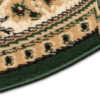 Tappeto Atlas Ovale Verde Crema Tradizionale Medaglione
