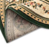 Tappeto Atlas Ovale Verde Crema Tradizionale Medaglione