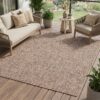 Tappeto Esterno Verano Marrone