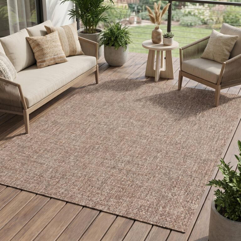 Tappeto Esterno Verano Marrone