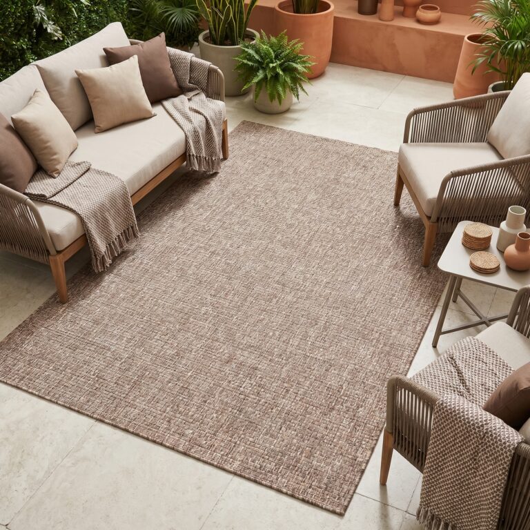 Tappeto Esterno Verano Marrone