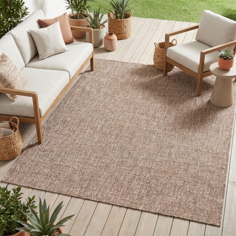 Tappeto Esterno Verano Marrone