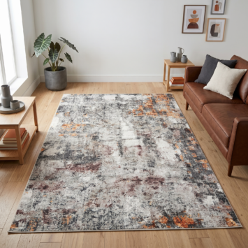 Tappeto Bari Astratto Multicolore Antiscivolo