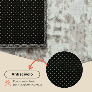 Tappeto Venezia Moderno Astratto Crema Marrone Antiscivolo