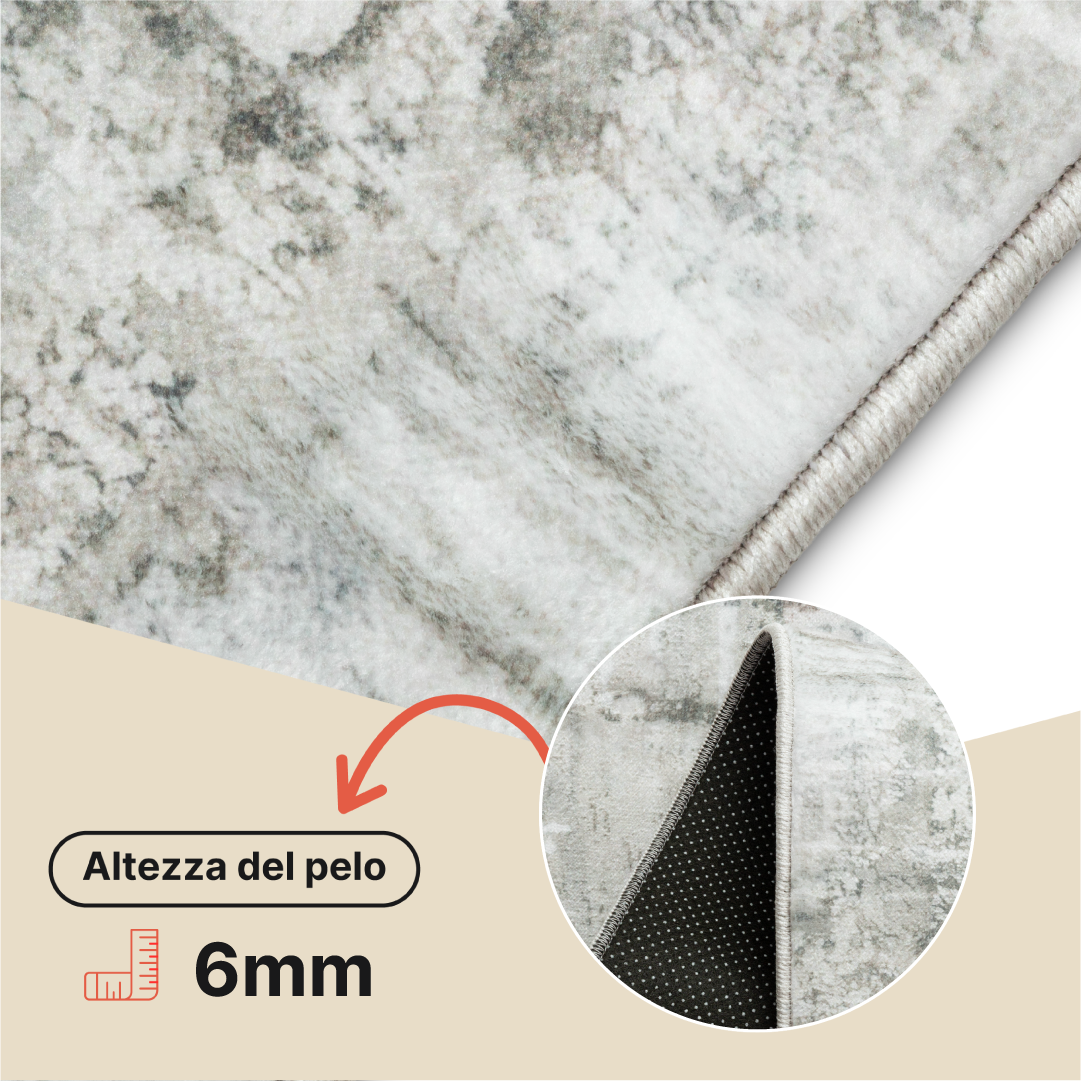 Tappeto Venezia Moderno Astratto Camello Tera Antiscivolo