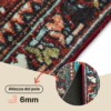 Tappeto Ispahan Multicolore Vintage Antiscivolo